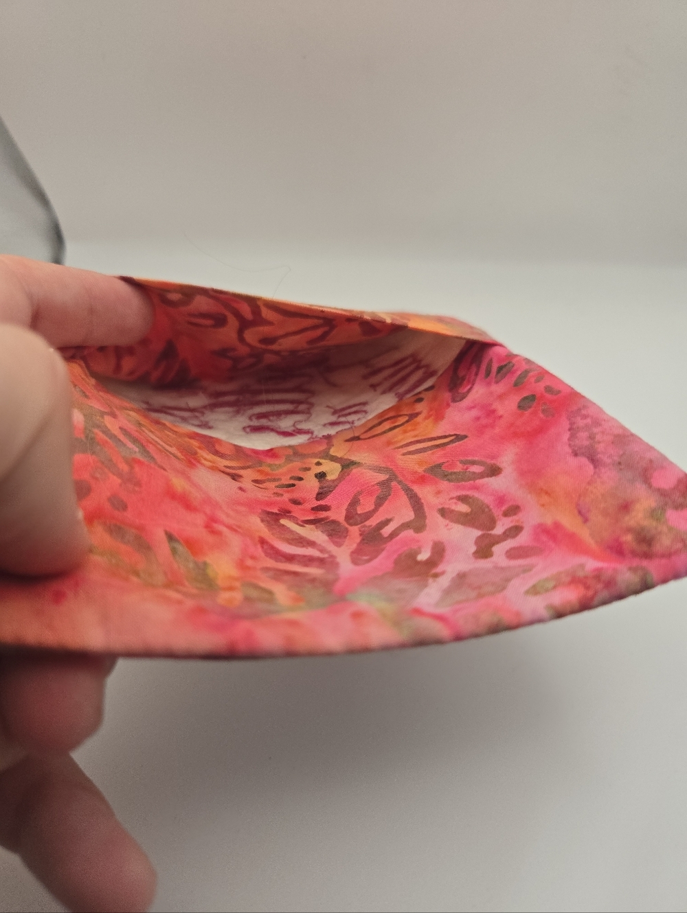 Handmade Embroidered. Fabric Pouch - Picture 3 of 3